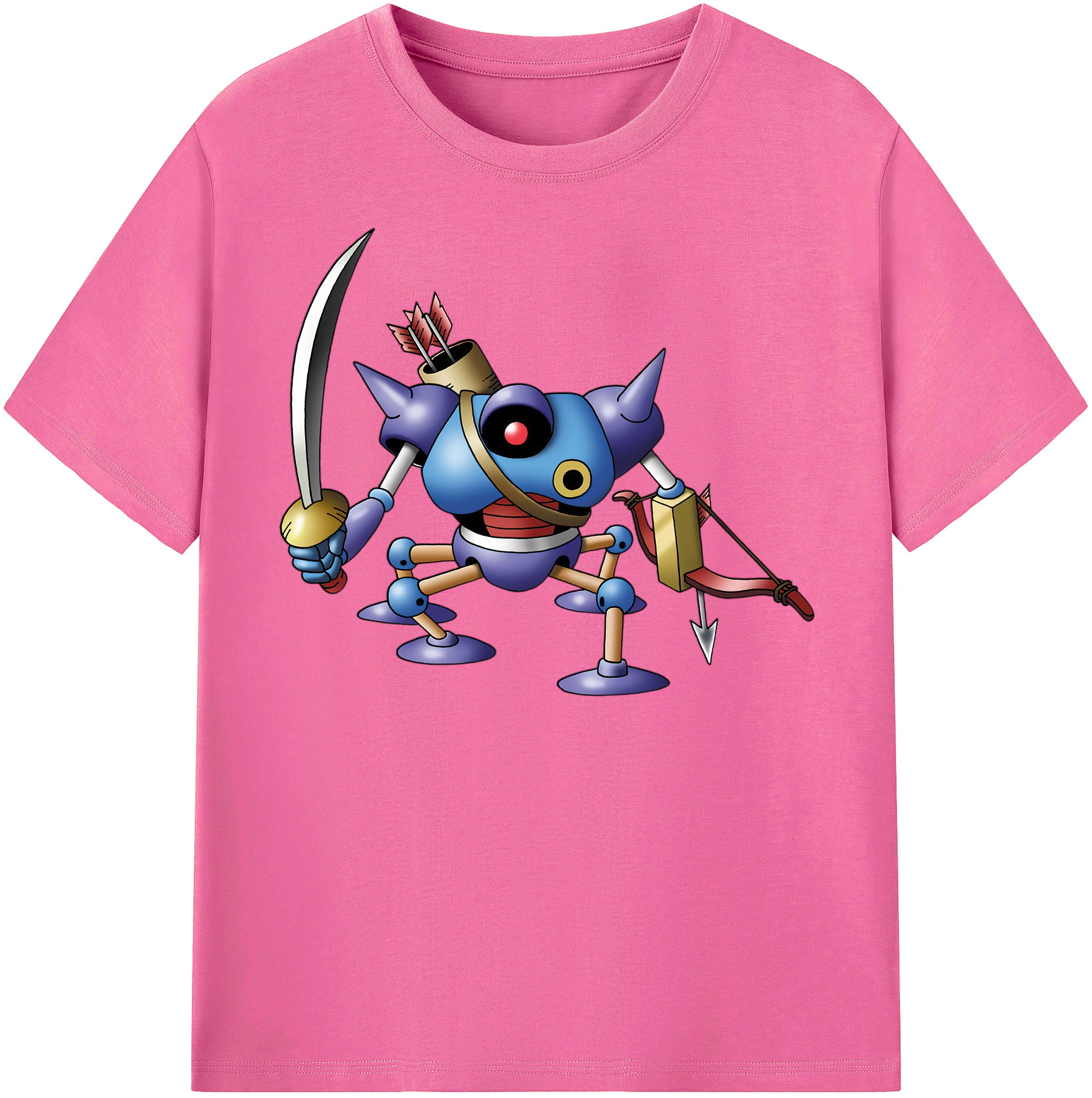 （画像用） ドラゴンクエスト Doragon Kuesuto Dragon Quest レディースカジュアルプリントTシャツ（綿100％）